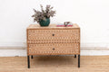 One-Of-A-Kind Heritage Inlay Chest of 2 Drawers