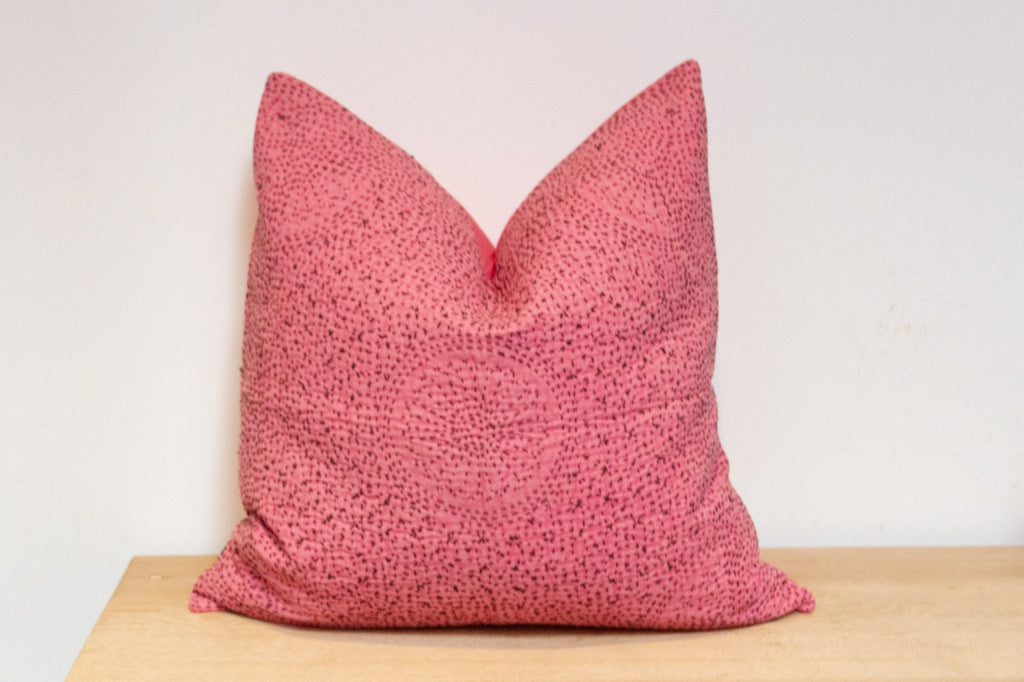 Cameo Pink Hand-Stitched Pillow Cover