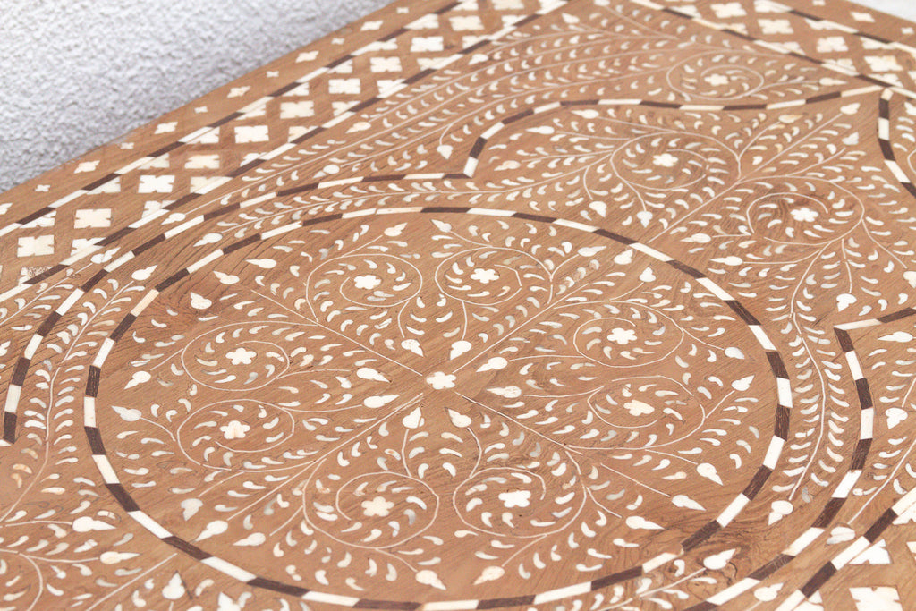 One-Of-A-Kind Heritage Inlay Chest of 2 Drawers