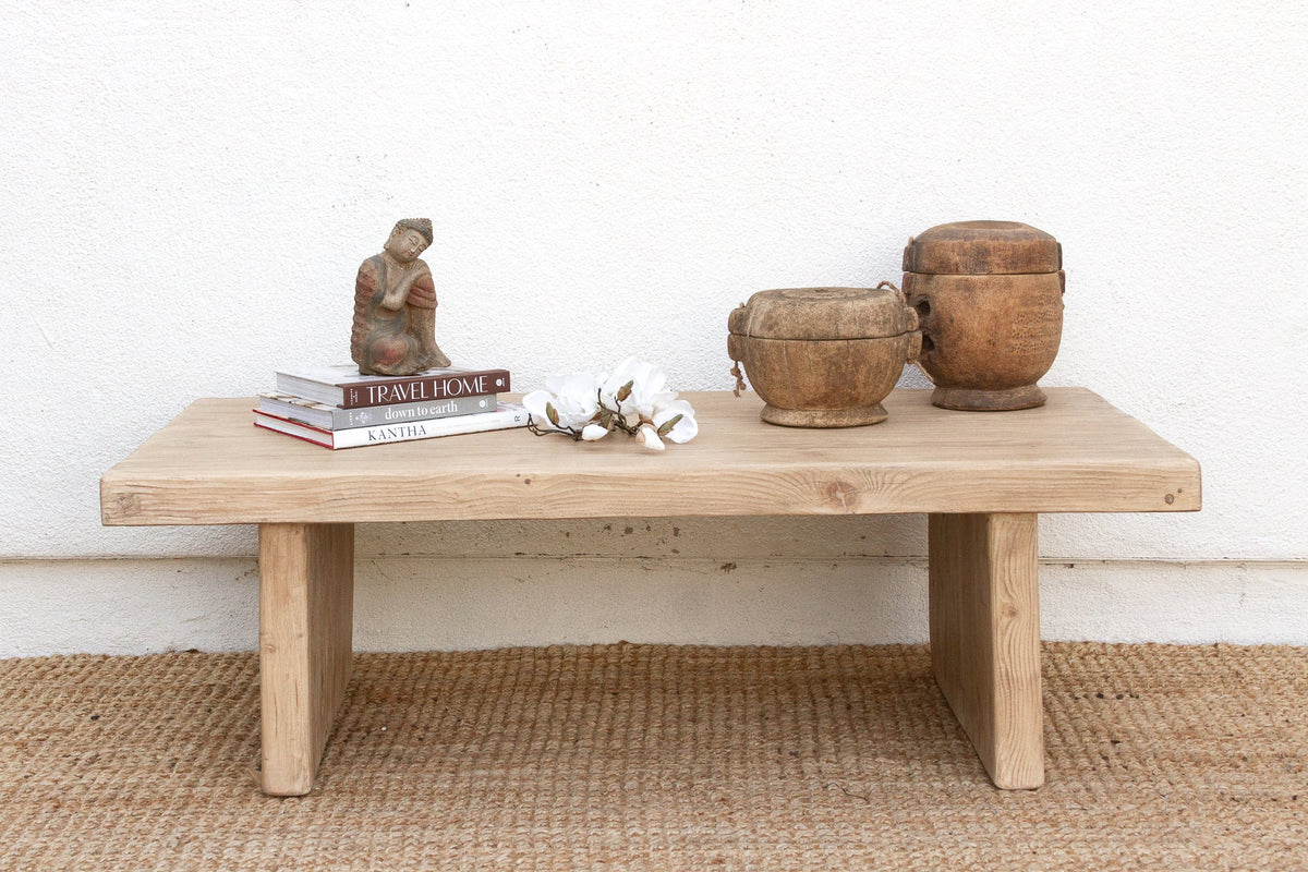 Primitive Coffee Table From Old Wood