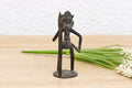 Miniature African Dogon Bronze Figure
