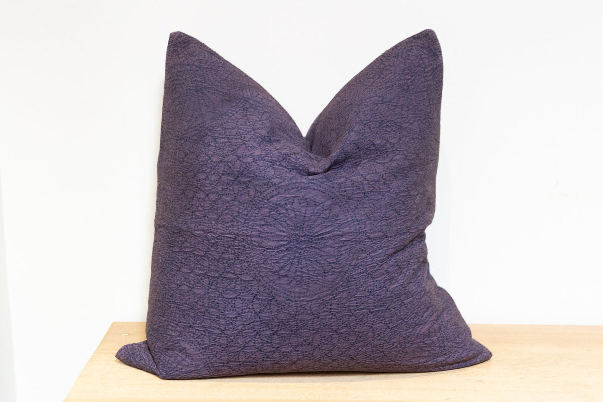 Fig Hand-Stitched Pillow Cover