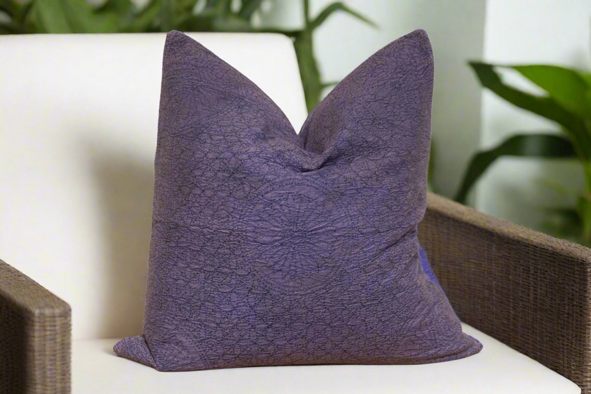 Fig Hand-Stitched Pillow Cover
