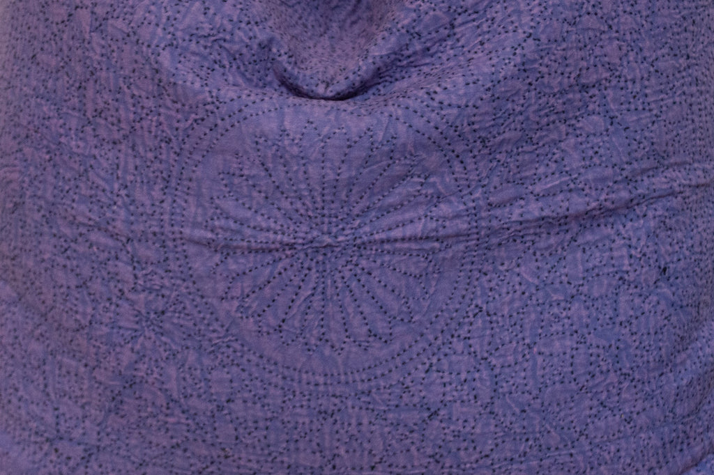 Dark Orchid Hand-Stitched Pillow Cover