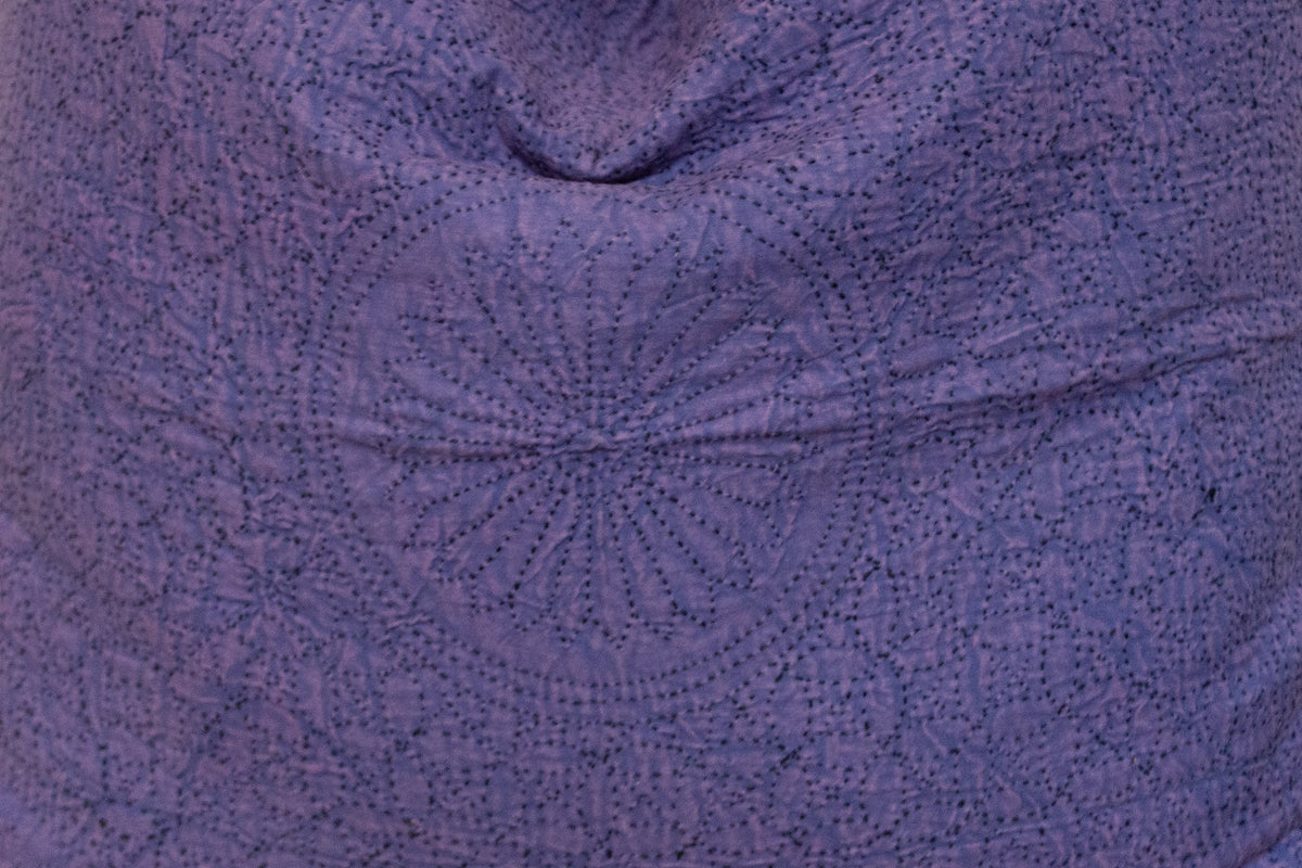 Dark Orchid Hand-Stitched Pillow Cover