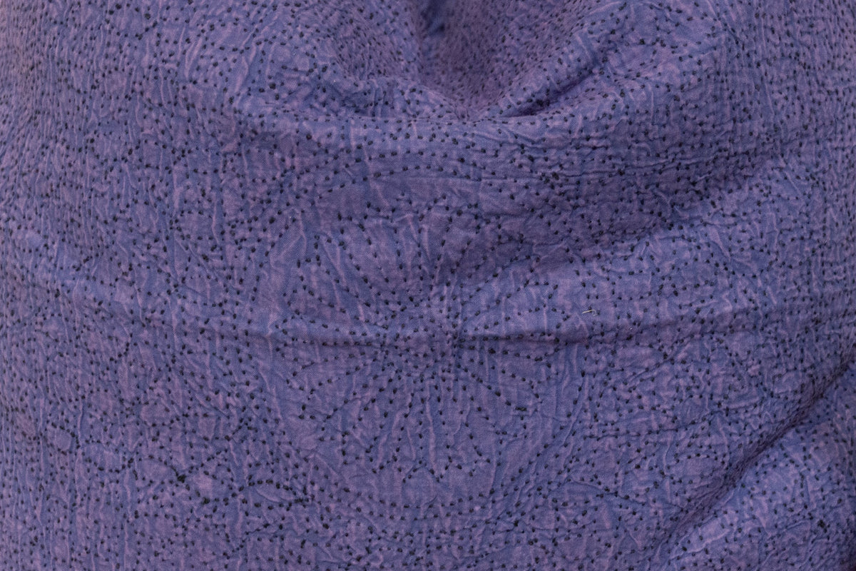 Ultra Violet Hand-Stitched Pillow Cover