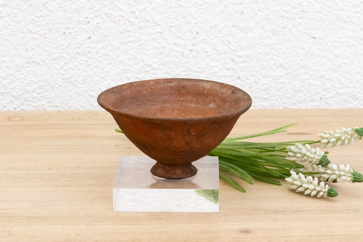 Pre-Columbian Terracotta Pottery Round Bowl
