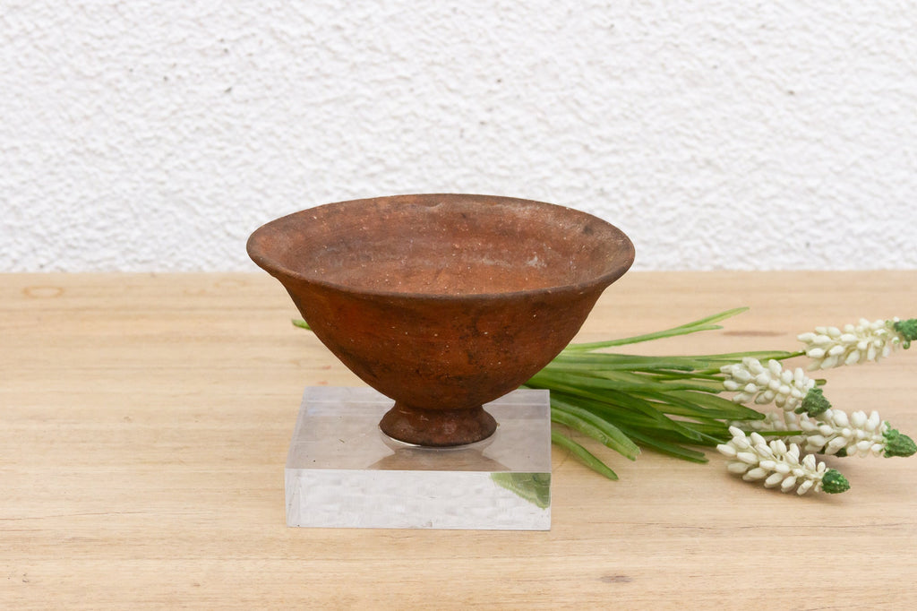 Pre-Columbian Terracotta Pottery Round Bowl