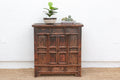 Antique Provincial 2 Door Rustic Asian Cabinet