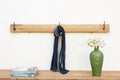 Farmhouse Style Carved Teak Wall Hook