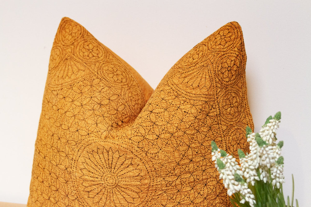Amani Hand-Stitched Pillow Cover