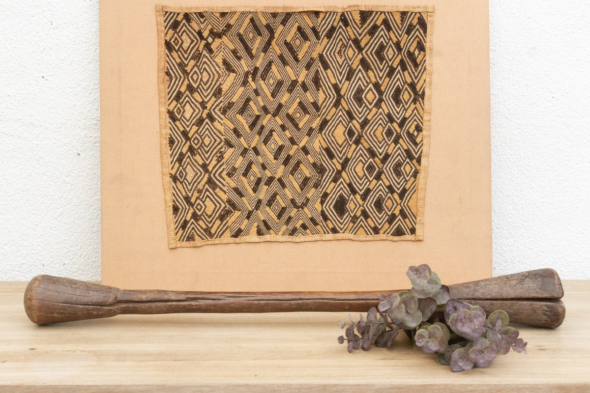 Rustic Wood African Grinding Tool