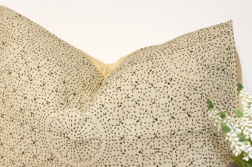 Bisque Hand-Stitched Pillow Cover