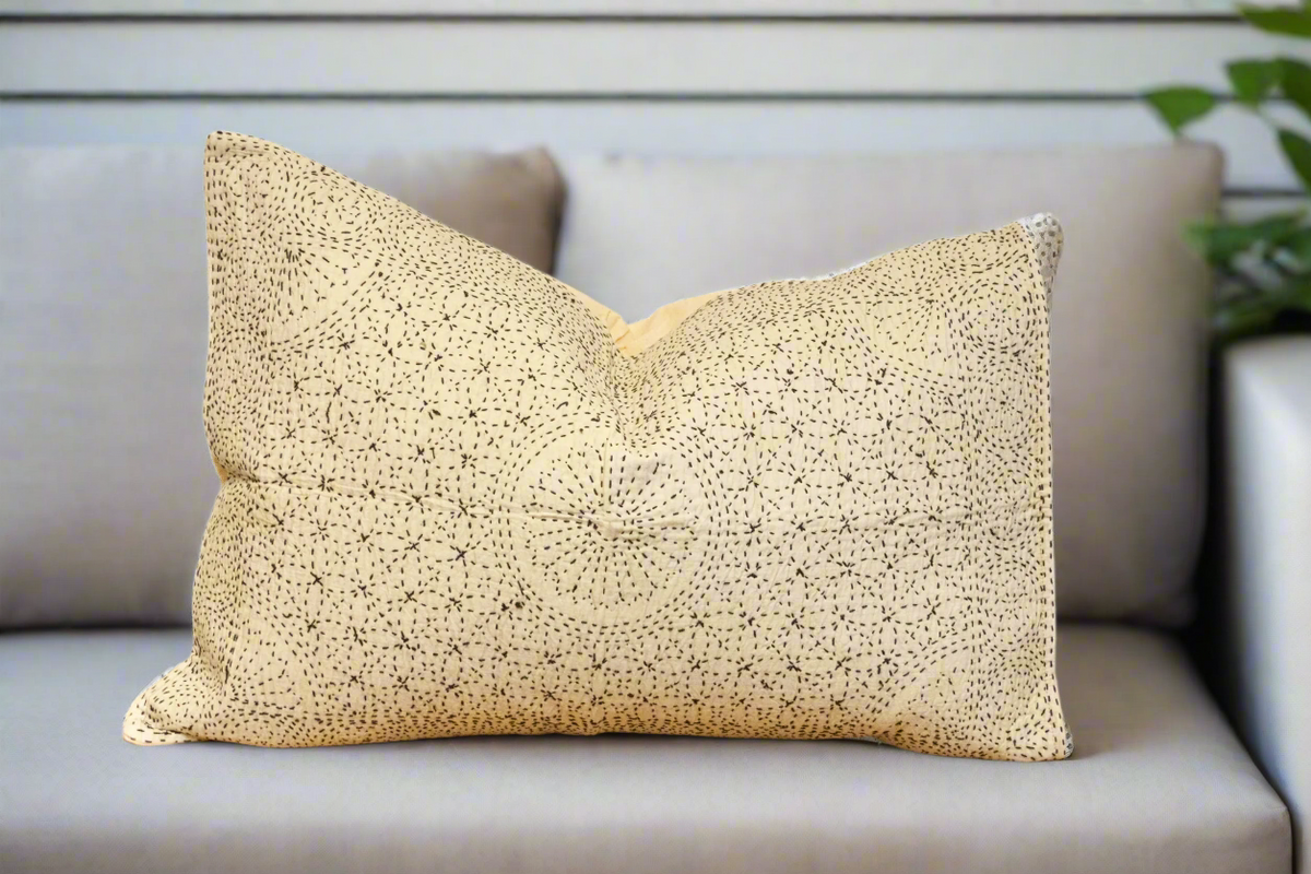 Bisque Hand-Stitched Pillow Cover
