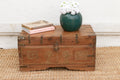 Antique Zanzibar Brass Bound Teak Chest