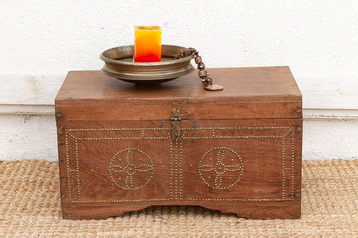 Mid 20th Century British Colonial Teak Chest (Trade)