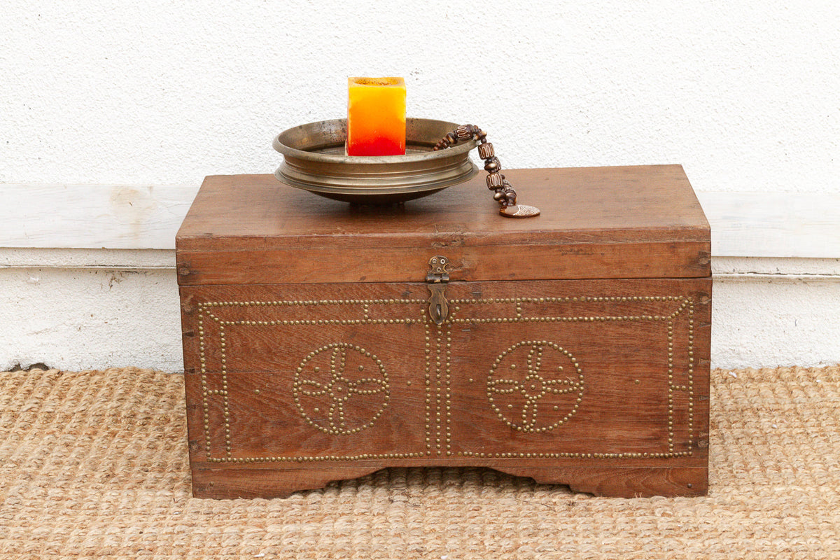 Mid 20th Century British Colonial Teak Chest (Trade)