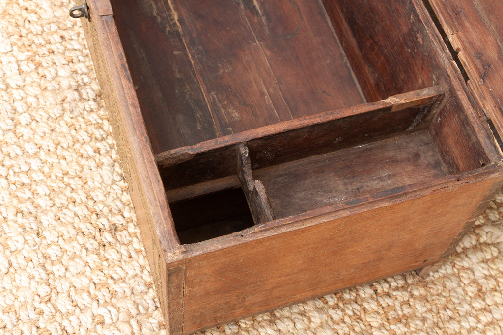 Mid 20th Century British Colonial Teak Chest (Trade)