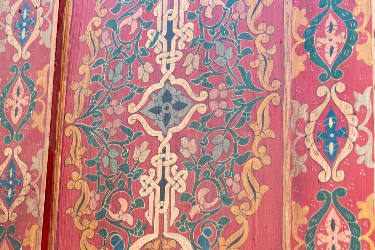 Pair of Handpainted Tall & Slim Moroccan Doors