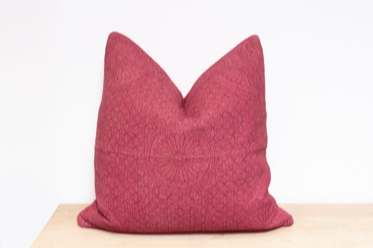 Dusty Pink Hand-Stitched Pillow Cover