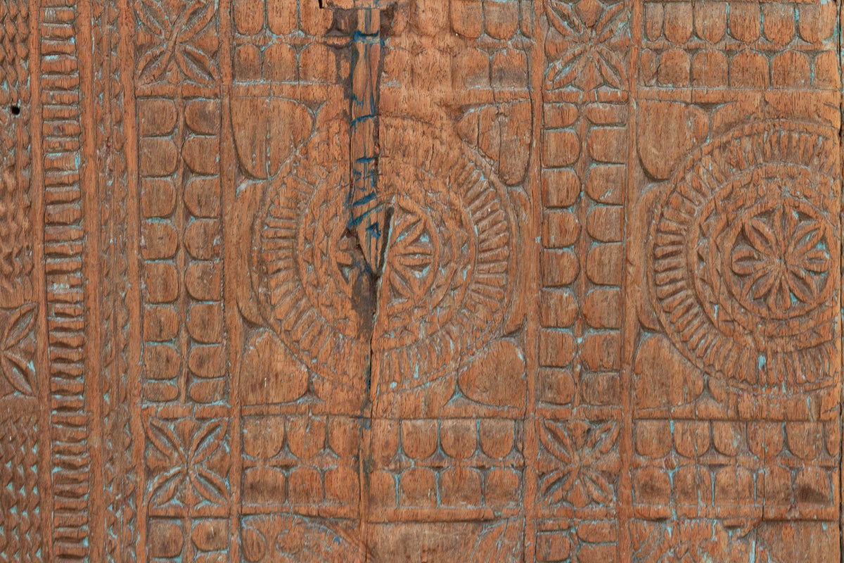 Antique Tribal "Storytelling" Door Wall Art