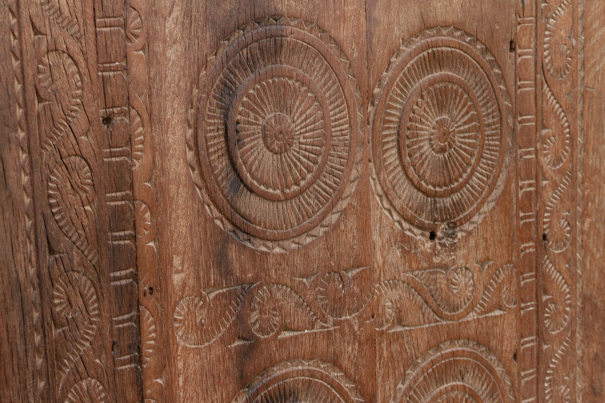 Antique Chatera Finely Carved Door Wall Panel (Trade)