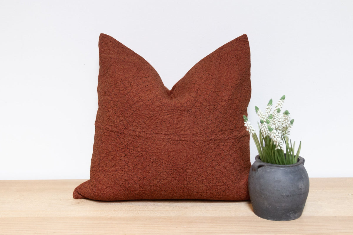 Cedar Hand-Stitched Pillow Cover