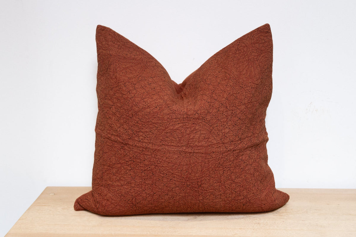 Cedar Hand-Stitched Pillow Cover