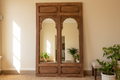 Early 1800's Double Arch Tall Haveli Mirror (Trade)