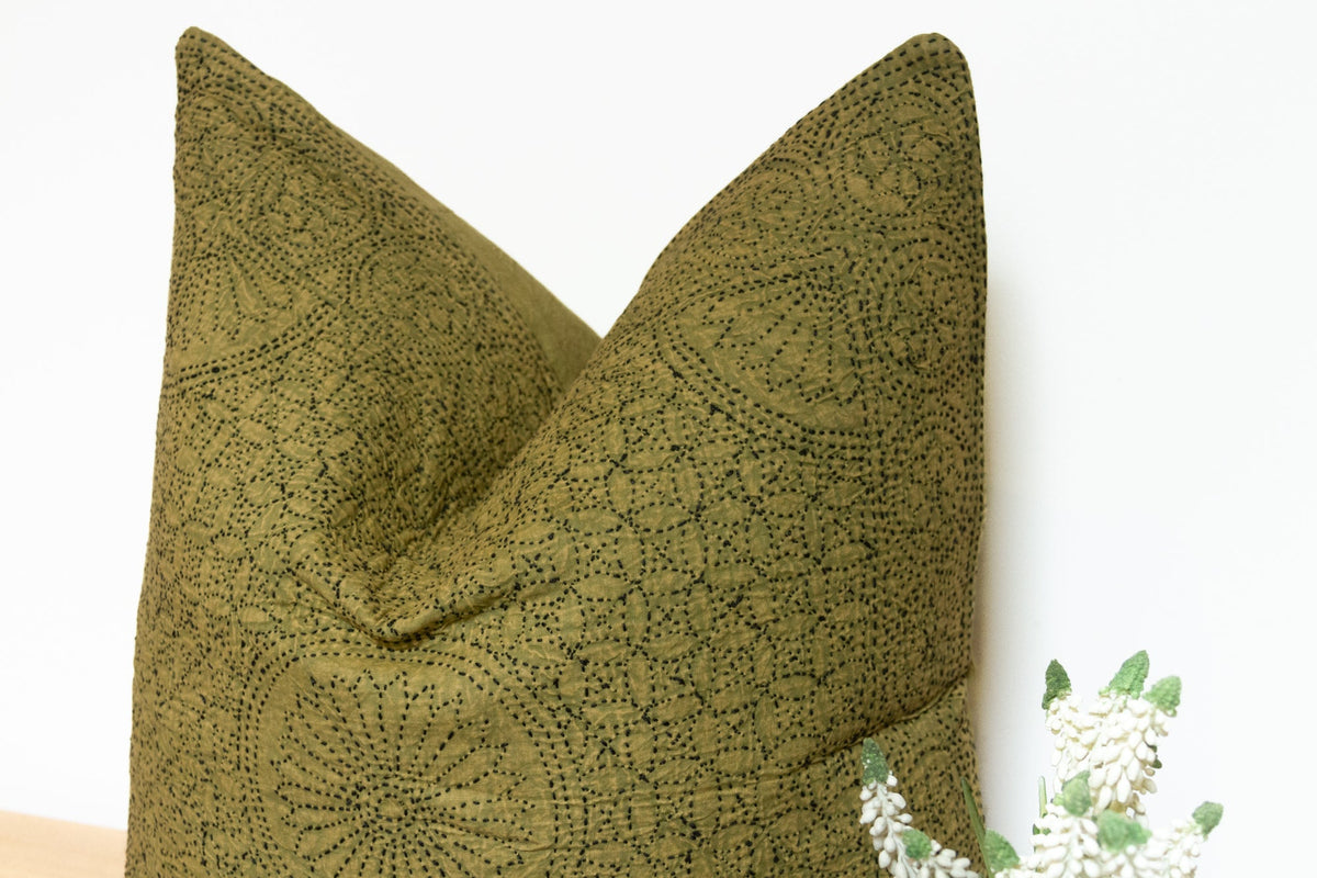 Juniper Hand-Stitched Pillow Cover