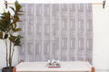 Stone Tribal Indian Block Print Coverlet