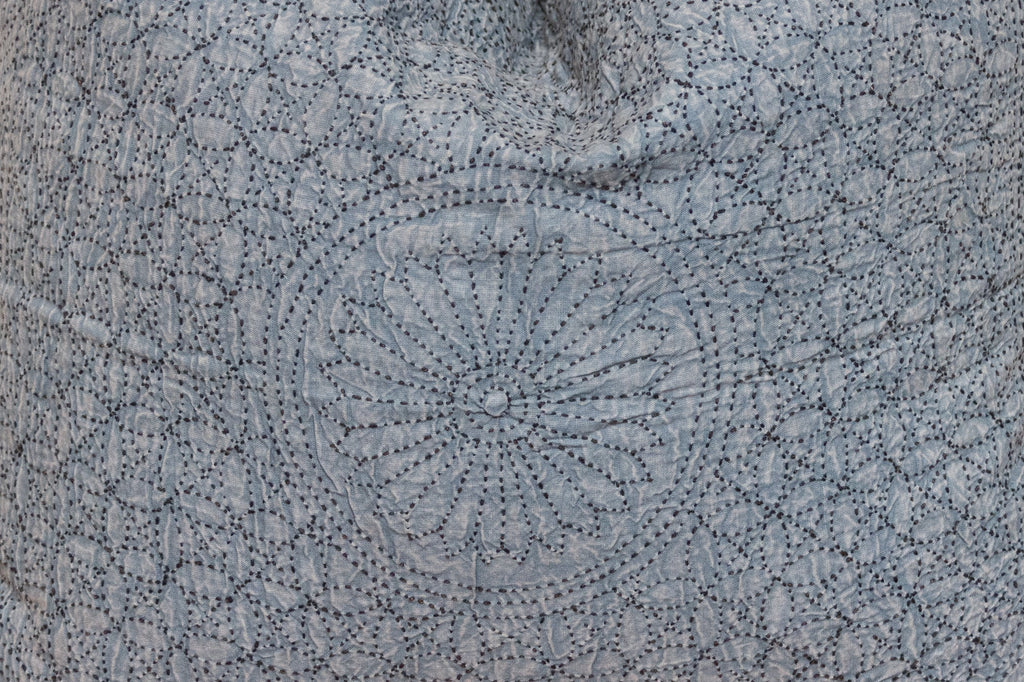 Black Coral Hand-Stitched Pillow Cover