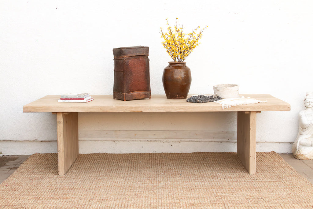 9ft Long Modern Rustic Trestle Dining Table (Trade)