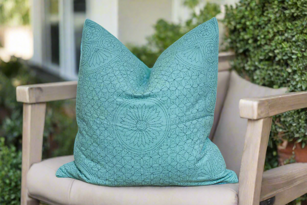 Celeste Hand-Stitched Pillow Cover