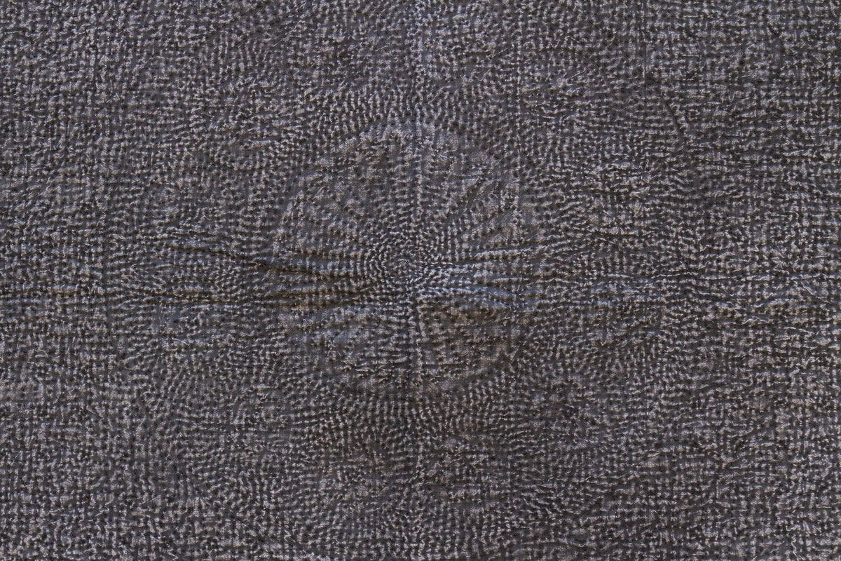 Obsidian Gray Handstitched Filanan Gudari Bedcover