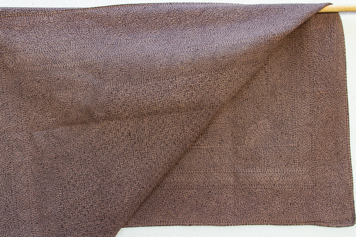 Canyon Clay Handstitched Filanan Gudari Bedcover