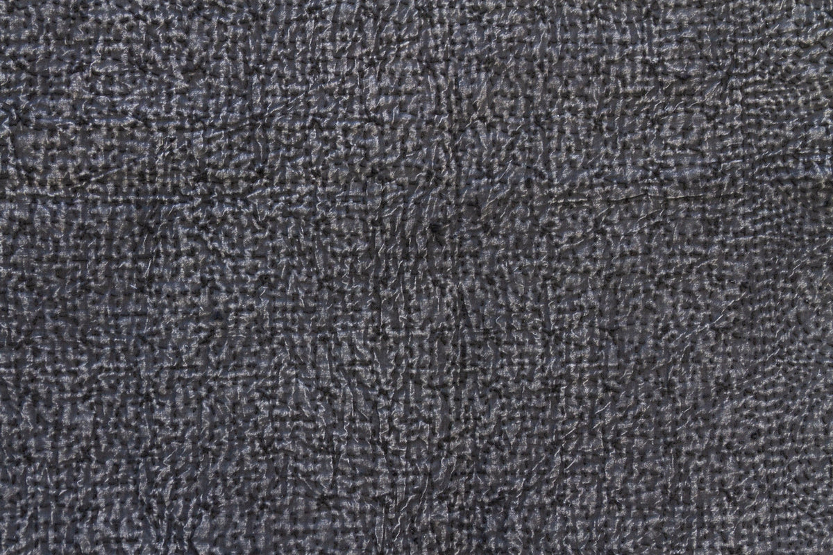 Charcoal Slate Handstitched Filanan Gudari Bedcover