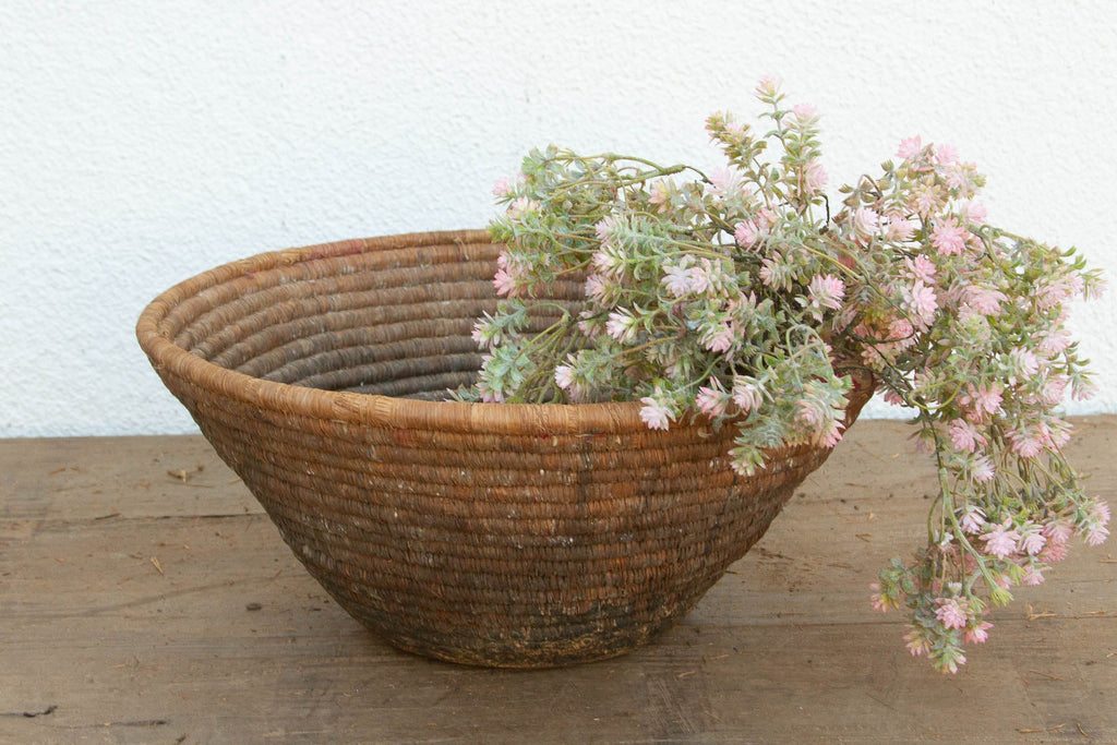 Antique Mud Sealed Harvest Bowl