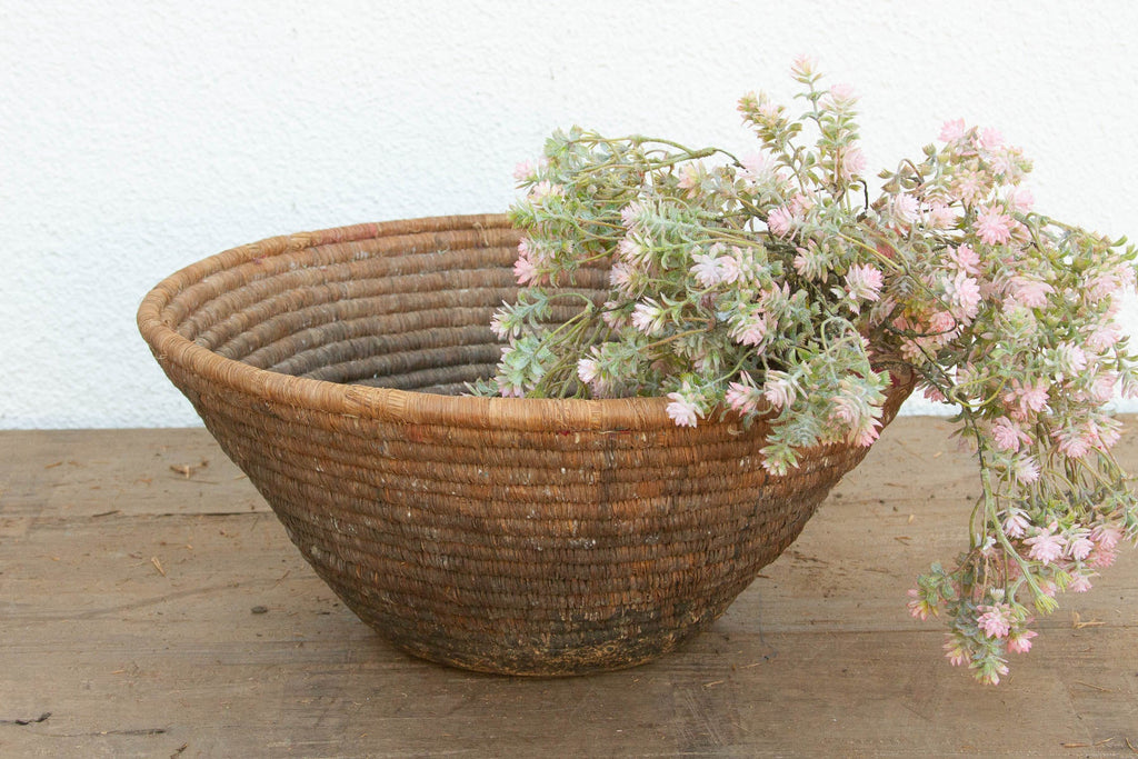 Antique Mud Sealed Harvest Bowl
