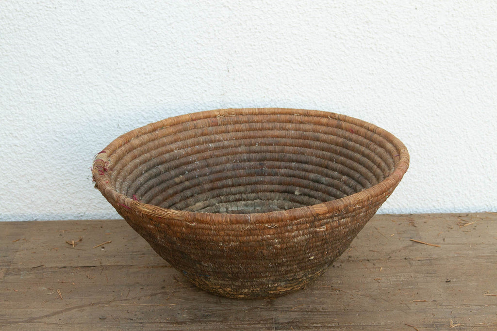 Antique Mud Sealed Harvest Bowl