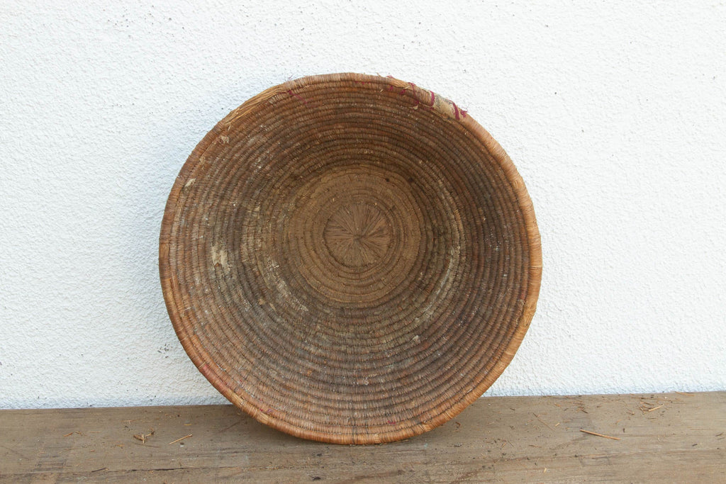 Antique Mud Sealed Harvest Bowl