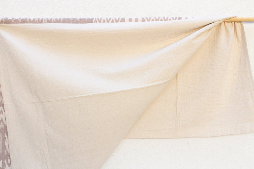Ikat Rhythm Indian Block Print Coverlet