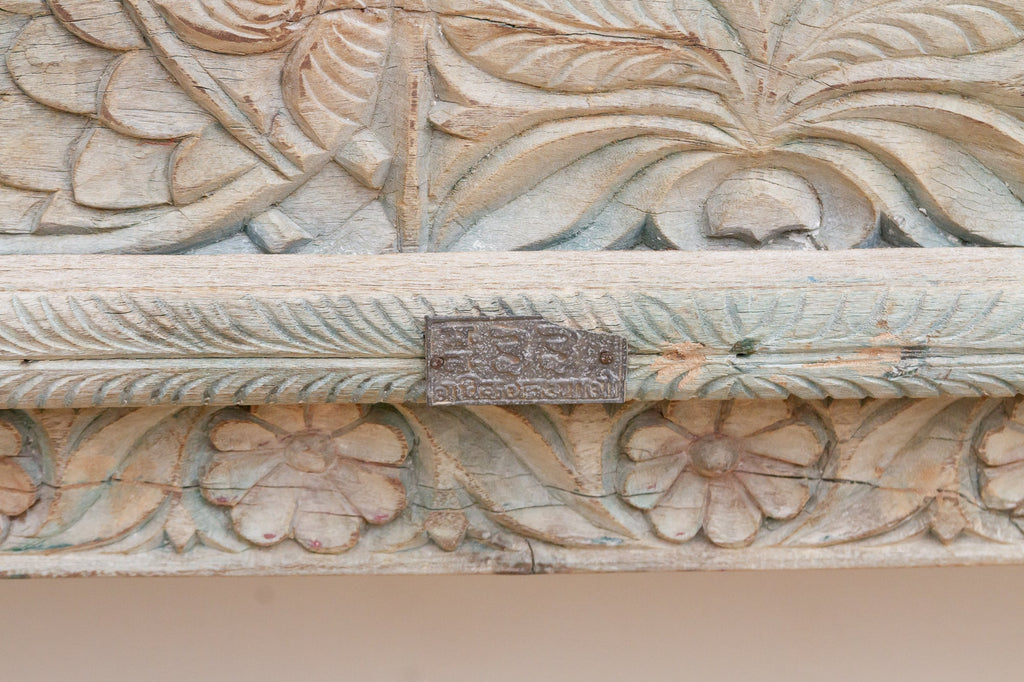 Beautifully Carved Rajput Art Teak Console