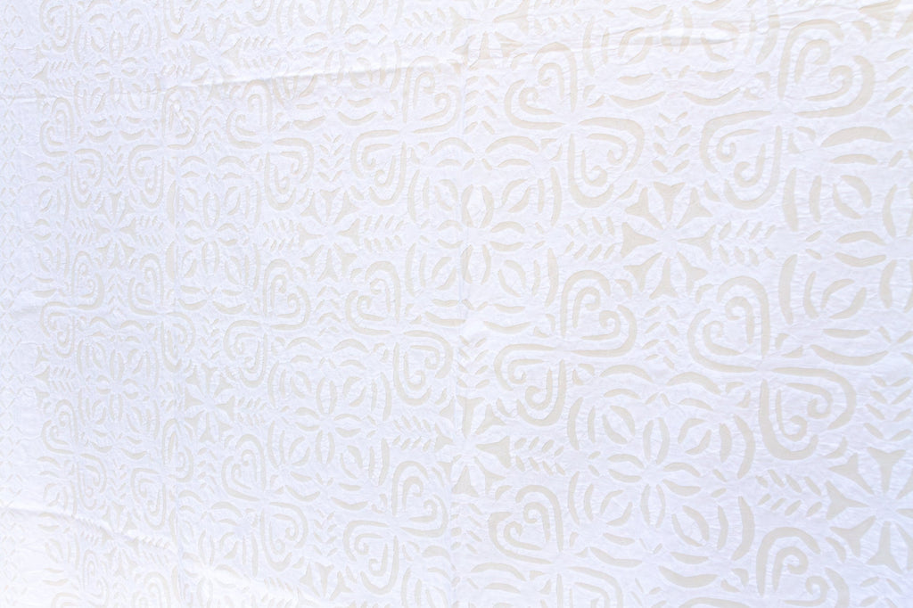 Rose Mosaic Floral Applique Bedcover