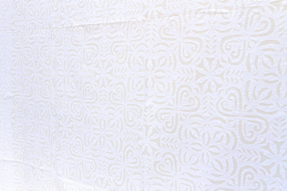 Rose Mosaic Floral Applique Bedcover