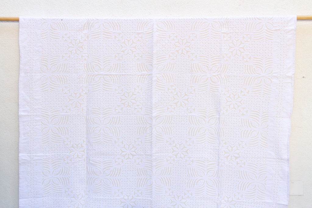 Celestial Star Applique Cotton Quilt