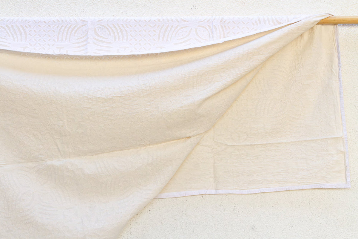 Celestial Star Applique Cotton Quilt