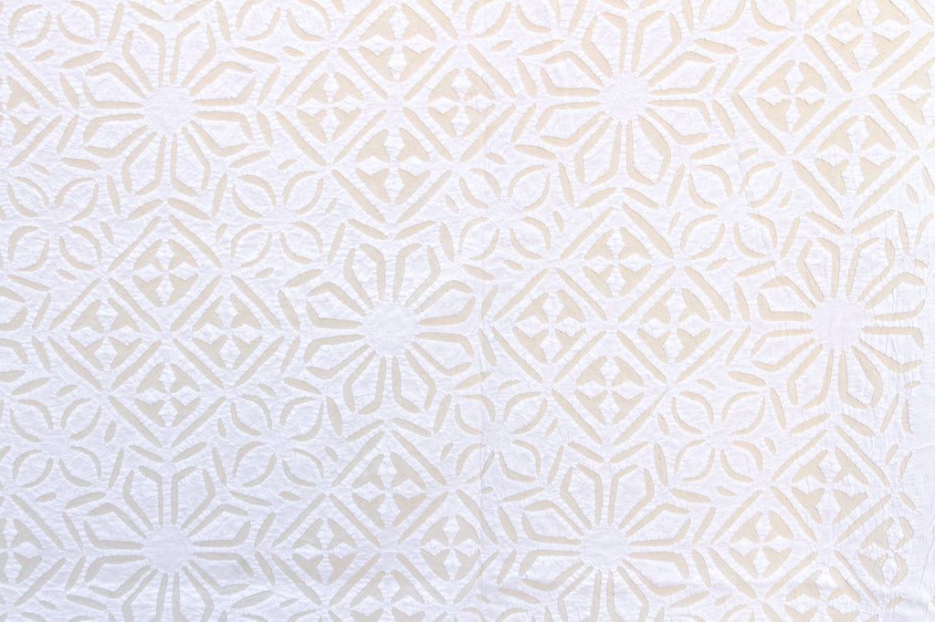 Magnolia Bloom Handmade Cotton Bedspread