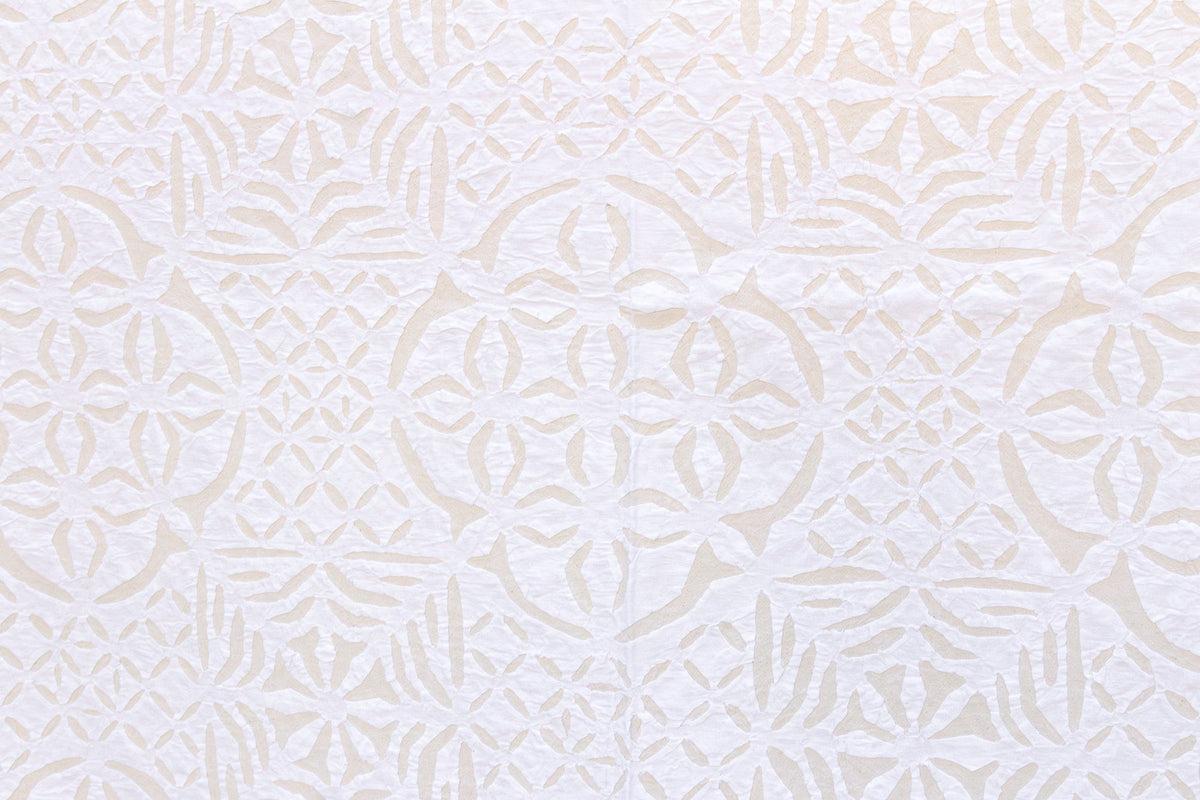 Peony Circle Cotton Applique Bedcover