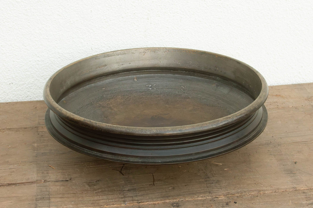 Antique Southern India Bronze Urli Vessel